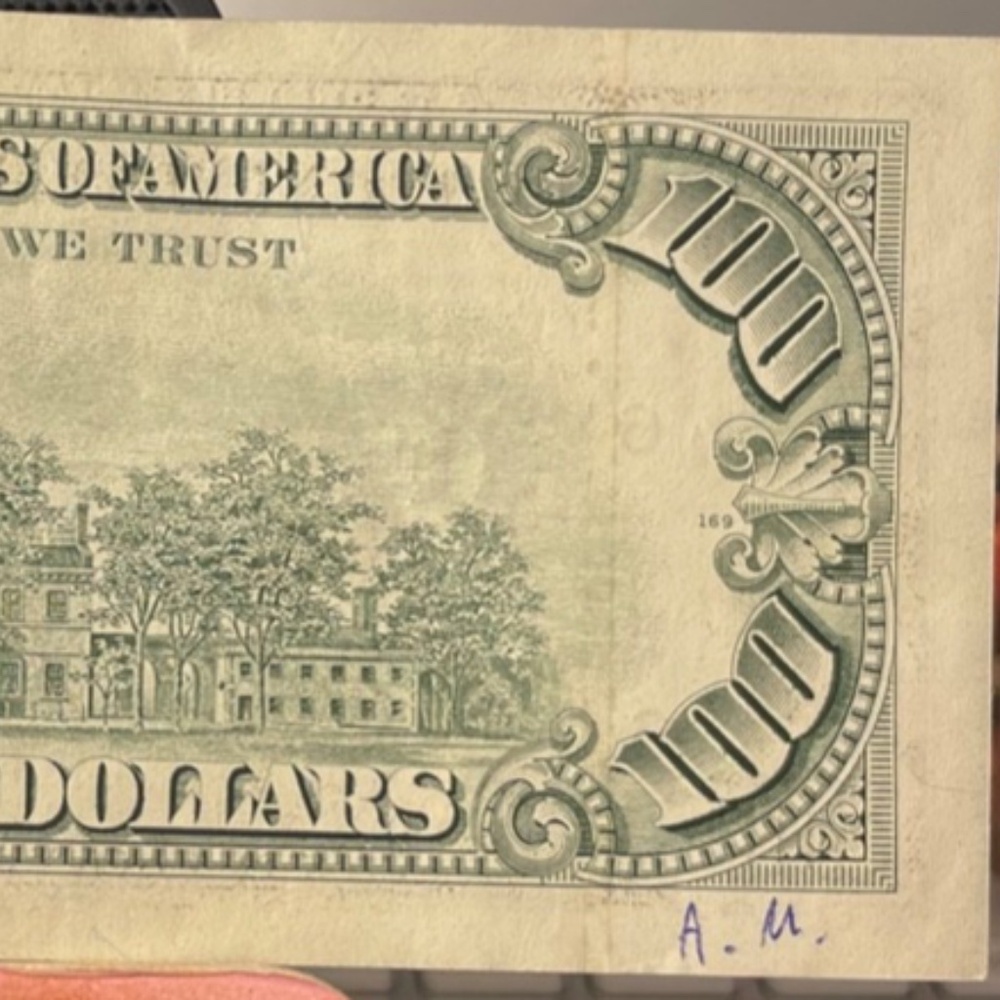 1990 Bill $100 Atlanta F27407165A ~ Small Face #205795228639 - Picture 5 of 6